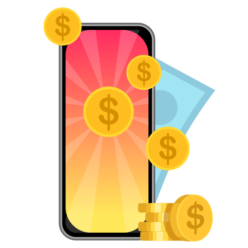 phone icon money
