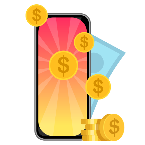 phone icon money